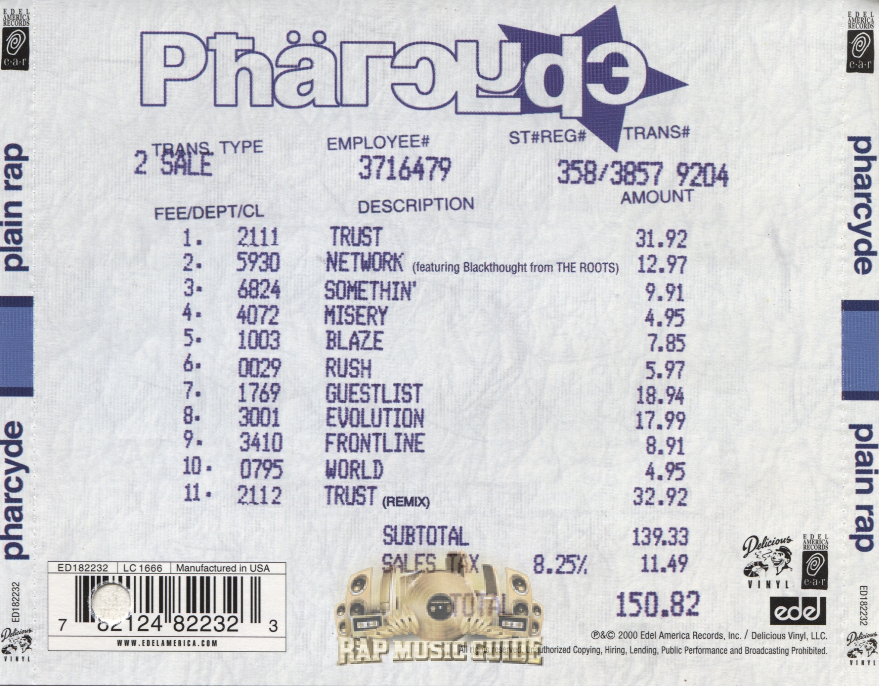 Pharcyde - Plain Rap: CD | Rap Music Guide